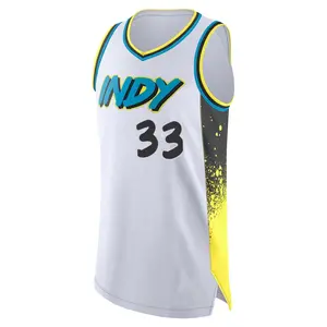 Indiana Pacers Authentic White Myles Turner 2024/25 City Edition Jersey - Men's