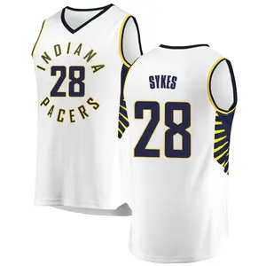 Indiana Pacers Fast Break White Keifer Sykes Jersey - Association Edition - Men's