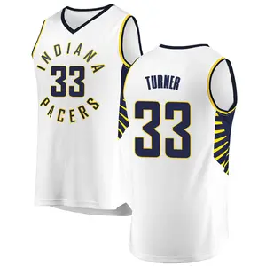 Indiana Pacers Fast Break White Myles Turner Jersey - Association Edition - Men's