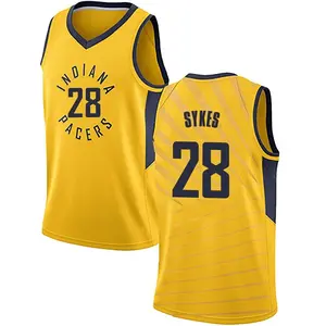 Indiana Pacers Swingman Gold Keifer Sykes Jersey - Statement Edition - Men's