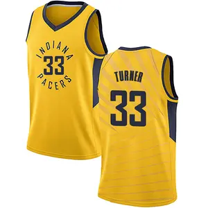 Indiana Pacers Swingman Gold Myles Turner Jersey - Statement Edition - Men's