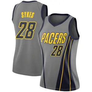 Indiana Pacers Swingman Gray Keifer Sykes 2018/19 Jersey - City Edition - Women's