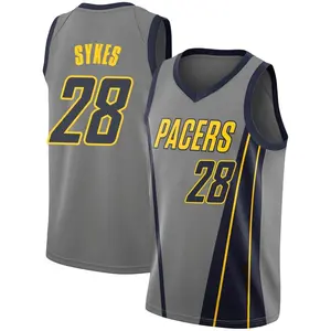 Indiana Pacers Swingman Gray Keifer Sykes 2018/19 Jersey - City Edition - Youth