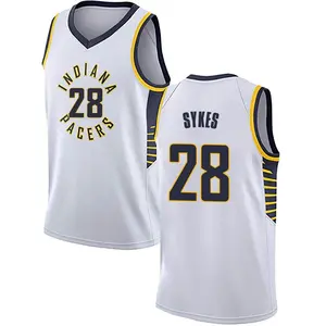 Indiana Pacers Swingman White Keifer Sykes Jersey - Association Edition - Men's