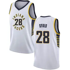 Indiana Pacers Swingman White Keifer Sykes Jersey - Association Edition - Youth