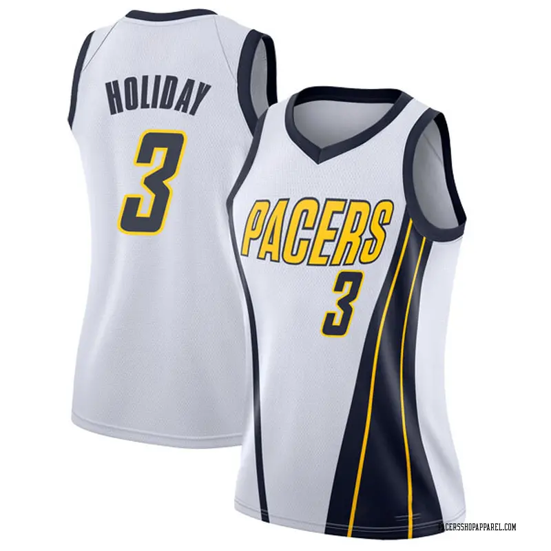 Nike Indiana Pacers Swingman White Aaron Holiday 2018/19 Jersey ...